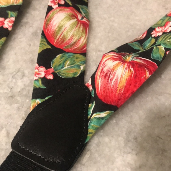 Silk Suspenders Mens Button Holders Artsy Bohemian Tropical Classic Academia - Picture 3 of 5